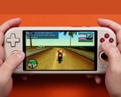 Mangmi Air X kézikonzol, amelyen a Grand Theft Auto: Vice City Stories fut. (Kép forrása: Joey's Retro Handhelds)