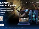 Az Intel tavaszi csomagja játékosoknak és alkotóknak (képünkön), többek között a Civilization 7 és a Dying Light: The Beast
