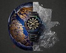 A Casio MRG-B2100HS-9A Haruka limitált kiadásának számlapján a hagyományos japán kézművesség ihlette rácsos mintázat látható.