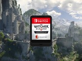A képen a The Witcher 3 Complete Edition Switch-kazettája látható.