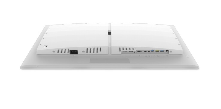 A képen a Philips Evnia gamer monitor alulnézete látható.