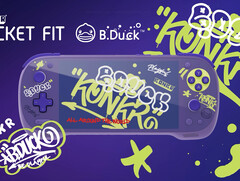 Az Ayaneo Konkr Pocket Fit Elite B.Duck Edition egy kicsit drágább lesz, mint a többi szín. (Kép forrása: Ayaneo)