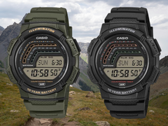 A Casio még be nem jelentett WS-1800 órája (a képen) két másodpercszámlálóval rendelkezik. (Kép forrása: David et Philly, szerk.)