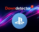 A PlayStation Network szimbólum a Down Detector logó alatt látható