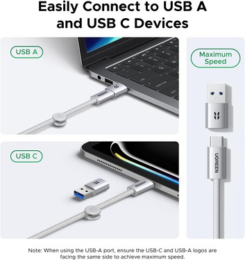 USB-A- és USB-C-kompatibilitás
