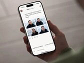 Egy felhasználó interakcióba lép a Grok AI-val egy okostelefonon keresztül (Kép forrása: Bryan M Wolfe/Digital Trends)