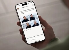 Egy felhasználó interakcióba lép a Grok AI-val egy okostelefonon keresztül (Kép forrása: Bryan M Wolfe/Digital Trends)
