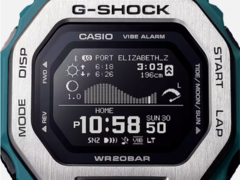 A Casio G-Shock GBX-100 sorozat olyan funkciókról ismert, mint az árapálygrafikonok, holdadatok és napfelkelte/napnyugta időpontok. (Kép forrása: Casio)