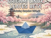 Az Origami Linux kikerül a béta verzióból a 2026.03-as snapshot-tal