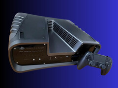 Példa egy PS5 dev kitre (kép forrása: Apart_Shock@r/gaming subreddit szerkesztéssel)