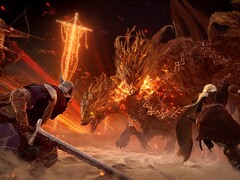 Elden Ring Nightreign kooperatív játék a Tricephalos ellen. (Kép forrása: Steam)
