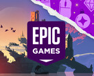 Az Epic Games ezen a héten először mobilos ajándékozással indult, a képen látható logóval. (Kép forrása: Epic Games Store - szerk.)