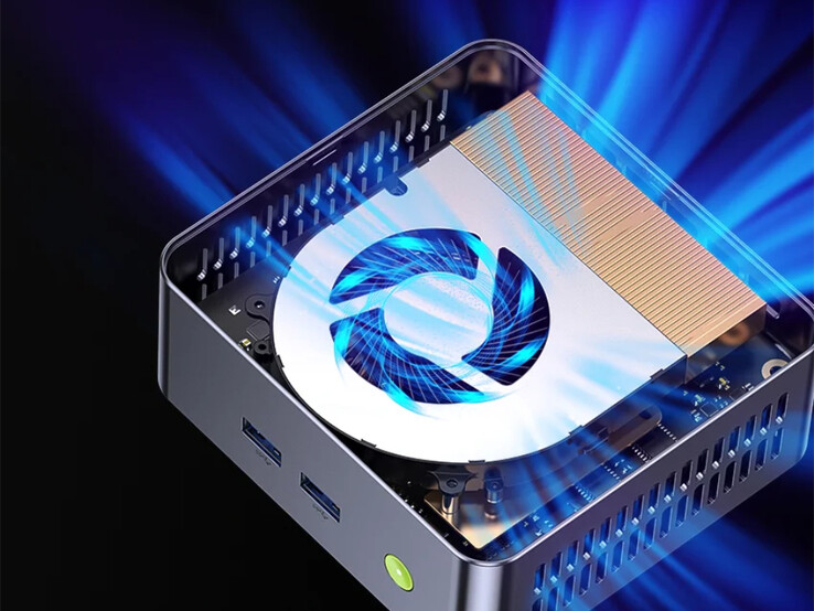 A GMKtec NucBox M2 Pro S egy kis aktív hűtési megoldást tartalmaz. (Kép forrása: GMKtec)