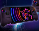 Az MSI Claw 8 EX AI+ a pletykált Void Purple kivitelben.