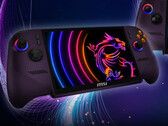 Az MSI Claw 8 EX AI+ a pletykált Void Purple kivitelben.