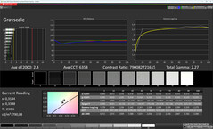 Szürkeárnyalat (Színek: Normál, Színhőmérséklet: Standard, Cél színtér: sRGB)
