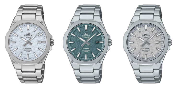 Balról jobbra: a Casio EFR-S108DE-2AV, EFR-S108DE-3AV és EFR-S108DE-8AV órák. (Kép forrása: Casio)