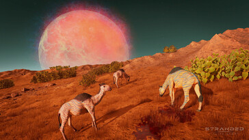 Egy kép, amely állatokat ábrázol a Stranded: Alien Dawn játékban.