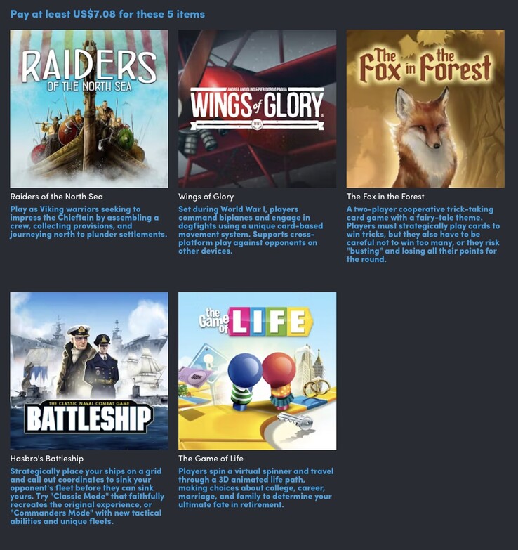 Fizess legalább 5,08 dollárt, hogy hozzáférj ehhez az öt játékhoz a "Top Tag Teams" Humble Bundle csomagban. (Kép forrása: Humble Bundle)