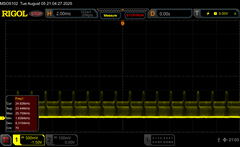 24 kHz PWM (2/10 fényerő)