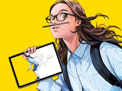 A Wacom MovinkPad egy hordozható Android táblagép Wacom Pro Pen 3-mal, amelyet arra terveztek, hogy kényelmessé tegye a rajzolást az úton lévő művészek számára. (Kép forrása: Wacom)