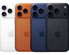 Apple az iPhone 17 Pro kiszivárgott színválasztékai: fehér, narancssárga, tengerészkék és fekete (Kép forrása: Nem hivatalos műalkotás)