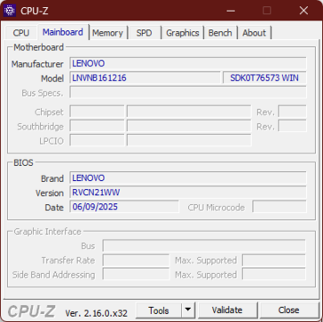 CPU-Z alaplap