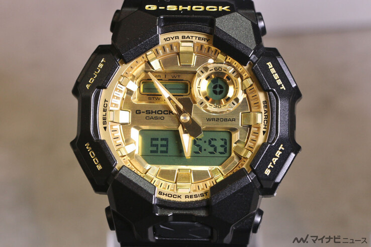 A Casio G-Shock GA-010GGB-1A9 óra. (Kép forrása: MyNavi News)