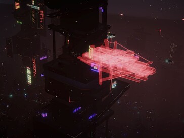 A képen: Játékmenet-képernyőkép a Dystopika című játékból.