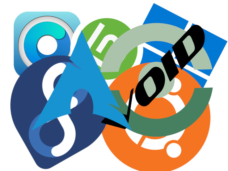 Rengeteg Linux disztró létezik, de az általános élmény nagyrészt ugyanaz közöttük. (A kép forrása: operációs rendszer logók - Canonical, Microsoft és mások, szerkesztés)