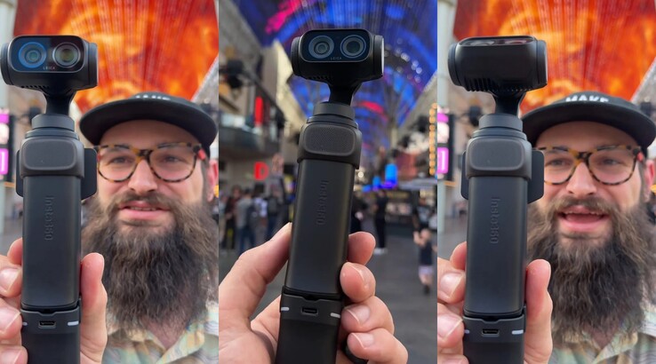 Insta360 Luna Ultra - hivatalos gyakorlati előnézeti képek.
