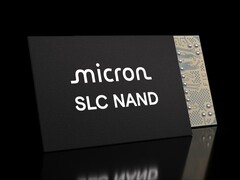 A Micron Single-level cell (SLC) NAND flash modulja.