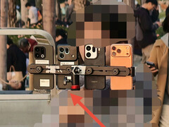 A pletykált Oppo Find X9s Pro a Find X9 testvérei és egy iPhone 17 Pro Max mellett. (Kép forrása: via Weibo)