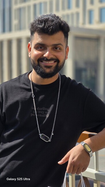 Az S25 Ultra által készített portréfelvétel.