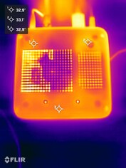 Minisforum AI X1 stressz teszt (alulról)