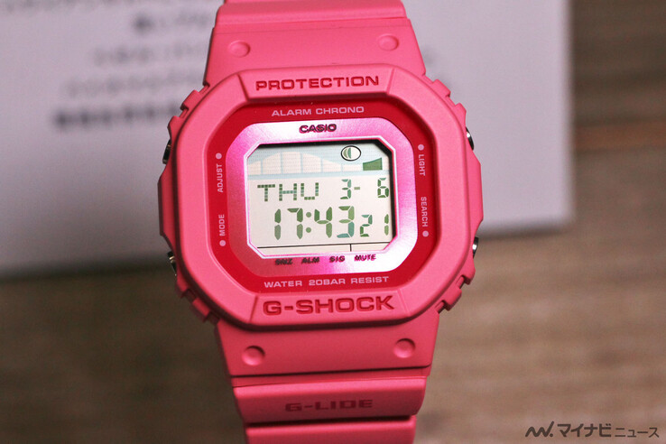 A Casio G-Shock G-Lide GLX-S5610-4 óra. (Kép forrása: Mynavi News)