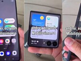 Egy működő Galaxy Z Flip 7 megjelenik egy kiszivárgott gyakorlati videóban, amelyet meglehetősen gyorsan töröltek (Kép forrása: @andrei_eclynoh)