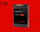 A Sandisk UltraQLC 256TB NVMe U.2 SSD a Kioxia BiCS FLASH 3D flashmemória technológiát használja a nagy kapacitás eléréséhez. (Kép forrása: Sandisk)