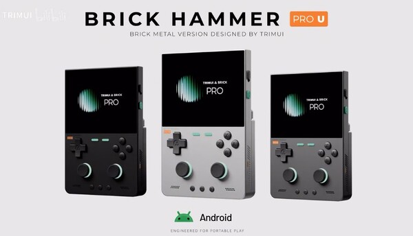 A TrimUI Brick Hammer Pro U fémházzal és Snapdragon processzorral rendelkezik.