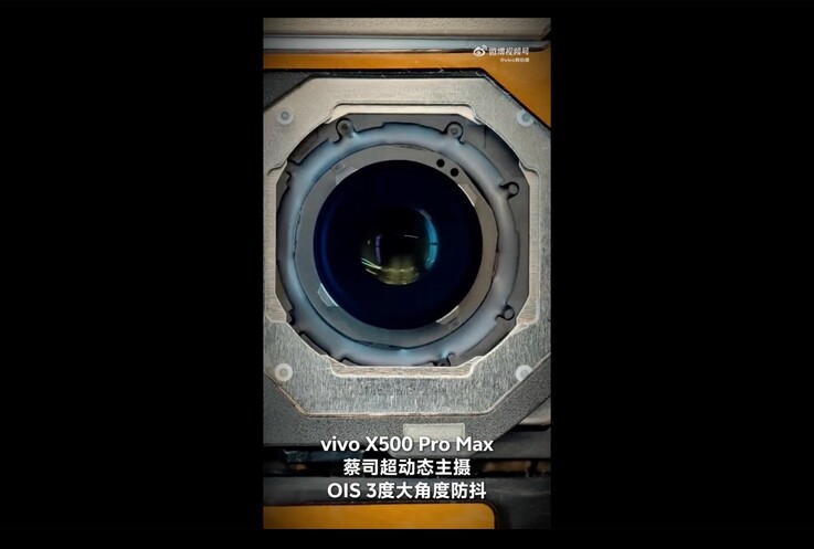 A Vivo X500 Pro Max 3°-os képstabilizálással rendelkezik.