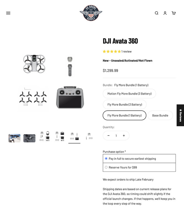 (Kép forrása: US Drone Supply)