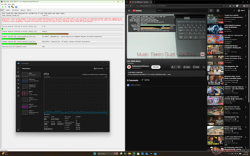 A LatencyMon DPC-problémákat mutat, de egyébként nincs kiesett képkocka a 4K60 videólejátszási tesztünk során