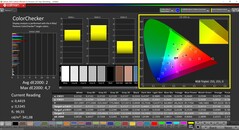 CalMAN ColorChecker kalibrálva