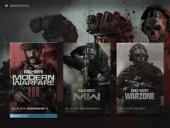 A Call of Duty HQ rakéta a Modern Warfare 2-vel és 3-mal látható (Kép forrása: Activision)