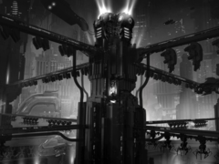 Az Evolve 2 már akkor is koncepciórajzokkal rendelkezett, amikor a stúdió lemondott róla. (kép forrása TJ Frame)