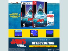 A Jaws: Retro Edition promóciós plakátja (kép forrása: Limited Run Games)