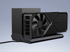 A DEG2 rendelkezik OCuLink és Thunderbolt 5 funkcióval is. A képen: a DEG1 eGPU dokkoló. (Kép forrása: Minisforum - szerkesztve)