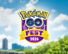 A Pokémon GO Fest 2026 hivatalos promóciós illusztrációja.