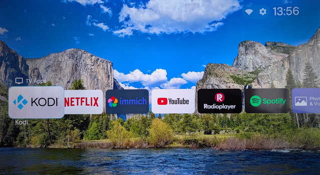A Projectivy Launcher letisztult felületet kínál a Google TV-hez, de a legjobb élmény eléréséhez néhány további lépés szükséges. (Kép forrása: Notebookcheck)