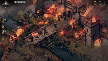 A Thronebreaker: The Witcher Tales című játék szereplőit ábrázoló kép